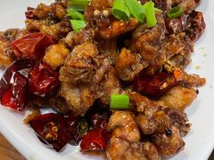 辣子鸡-晚归月亮湾私家菜(临邑路店)