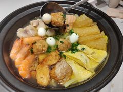 砂锅一品全家福-阿明小菜·海鲜·上海菜(成山路巴黎春天店)