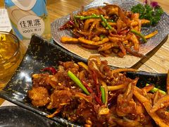 麻辣鱿鱼-冰川延边料理·炭烤串(原小木屋店)