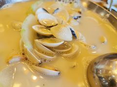 鸡枞菇白贝浸冬瓜-朕悦鹧鸪饭私房菜