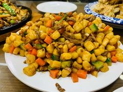 牛肉炒疙瘩-白魁老号饭庄(安内店)