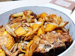内蒙焖面-内蒙焖面大盆骨餐馆(山大路店)