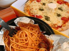 日式辣海鲜意面-机器人火炉披萨