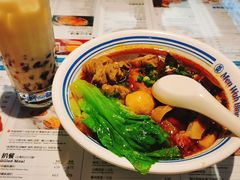 一碗全拼车仔面-敏华冰厅(平安金融中心店)