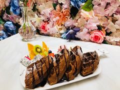 浓情巧克力松饼-卓花境Flowerwonderland花店