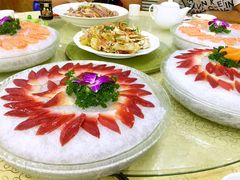 三文鱼和北极贝刺身-广胜通达海鲜食府(黄沙店)
