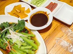 白灼菜心-新興传承烤鸭