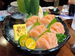 厚切三文鱼刺身大满贯-仙隐小鹿料理食堂(沙市人信汇店)