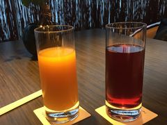 橘子汁和蔓越莓汁-滩万日本料理Nadaman(国贸大酒店)