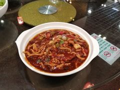 鱼香锅巴肉丝-刘胖子家常菜·蹄花焖藕(中南店)