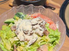 蘑菇芝士色拉-炼火烤肉店