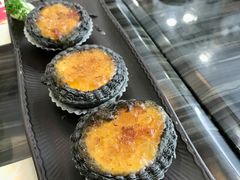 竹炭桃胶蛋挞-虾饺妹·粤式手工点心(水荫路店)
