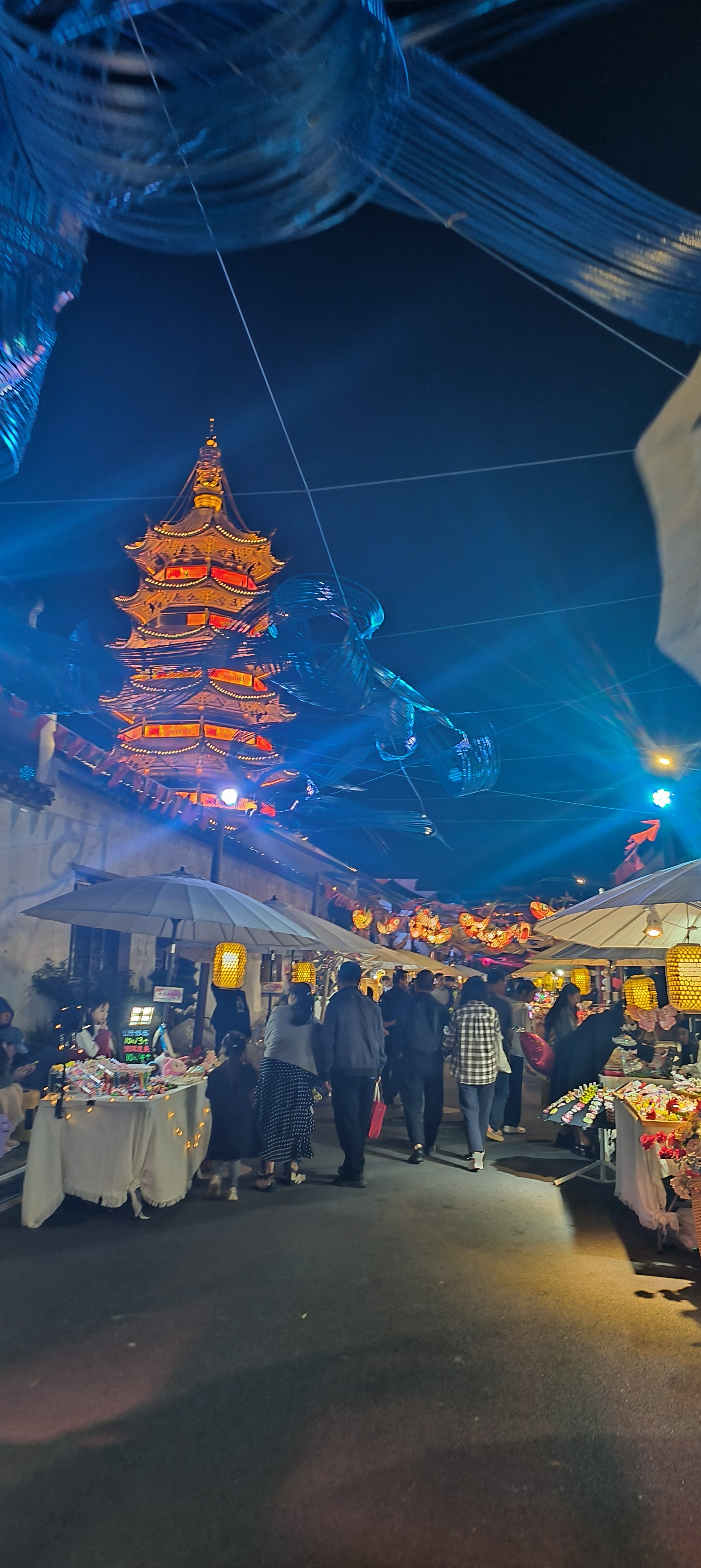 无锡风景图片 夜市图片