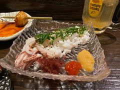白煮鱿鱼配柚子酱-三川·十酒Izakaya(南昌路店)