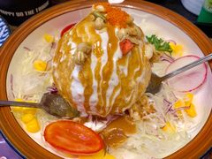 炸温泉蛋土豆泥沙律-仙隐小鹿中華の日料(正弘城店)