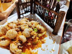 -东来菜馆•手抓海鲜家常菜•海鲜锅贴(鸽子窝店)