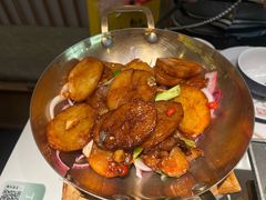 小锅土豆-绿茶餐厅(滨海万达广场店)