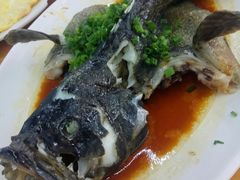 清蒸石斑鱼-明记海鲜大排档(巽寮湾店)