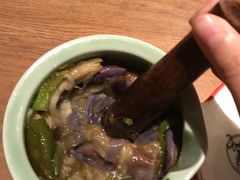 皮蛋青椒擂茄子-新白鹿餐厅(城西银泰城店)