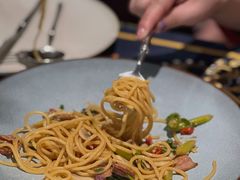 日式和风蒜香大虾意面-第101座花园餐厅(湖滨88店)