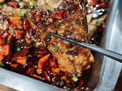 招牌怪味烤鱼-吉庆莲年有鱼炭烤鱼(苏宁广场店)