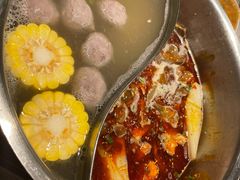 鲜鸳鸯牛杂锅底-潮牛海记•潮汕牛肉火锅•醉鸡煲•粿条汤(通北路店)