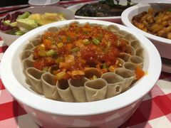 西红柿浇汁莜面-西贝(枫蓝国际购物中心店)