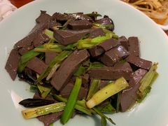 蒜薹羊血-窄巷子陕菜馆·地道陕西菜(粉巷店)