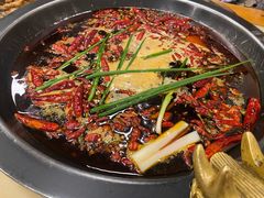 纯牛油锅底-黄潇洒老火锅(九眼桥宏济巷店)