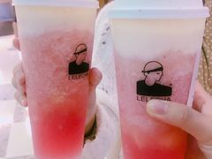 粉桃酪酪-LELECHA乐乐茶(上海五角场万达广场店)