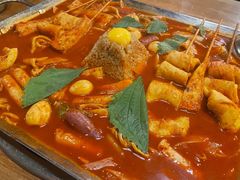 鱼饼火山炒年糕-包装马车·韩国料理·포장마차