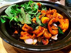 九层塔酱爆东山小管-四道菜·福建菜馆(新街口金鹰店)