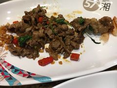 香菜孜然羊肉-57度湘(王府井10F店)