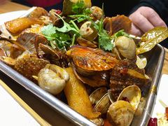 辣炒杂贝加土豆条-一顿烧烤(八经街店)