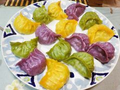 手工彩色蒸饺-素心斋素食餐厅