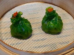 蟹肉菠菜鲜虾饺-皇朝会.经典传统粤菜(外滩店)