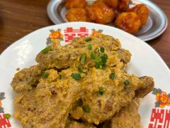 咸蛋黄鸡翅-谢记上海大排档(长寿路店)