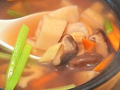 莲藕花生汤-朵朵开素食餐厅(后宰门街店)