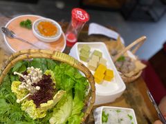 蔬菜拼盘-左庭右院鲜牛肉火锅(金山万达店)