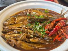 -阿峰饭店·本地土菜馆·农家土鸡煲·一品神仙鸡(报福店)