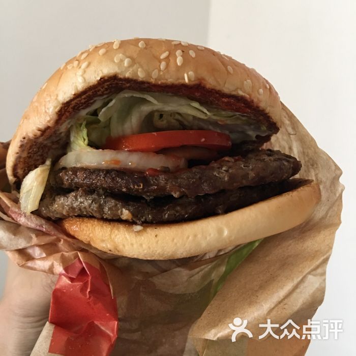 汉堡王(深圳桃园路店)双层牛肉皇堡图片 - 第2张