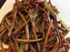 干煸茶树菇-枣子树·素食餐厅(普陀山店)
