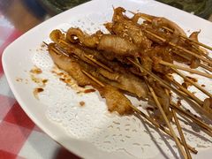串烧猪颈肉-龙桥私厨·姜花菊花过桥鱼·顺德菜(容桂店)