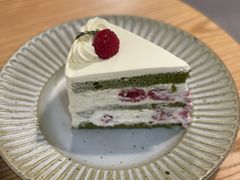 抹茶树莓蛋糕-猫里有甜