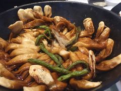 素豆角粘卷子-华盛园卷子王农家菜水库鱼