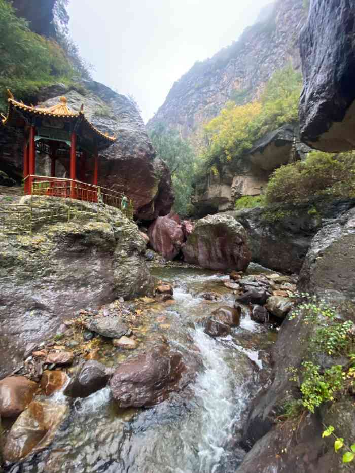 小五台金河景区-"小五台山国家级自然保护区,位于河北省西北.