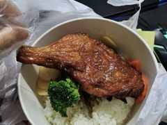 港式烧味脆皮大鸡腿饭-肯德基(长乐店)
