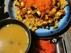 鳗鱼蟹子炒饭-鲸山上·私房日料(泰达MSD店)