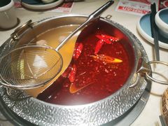 鲜牛油麻辣鸳鸯锅-左庭右院鲜牛肉火锅(桥北印象汇店)