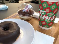 巧克力味甜甜圈-Tims天好咖啡(华侨城步行街店)